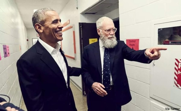 Obama será el primer invitado de David Letterman en su programa en Netflix