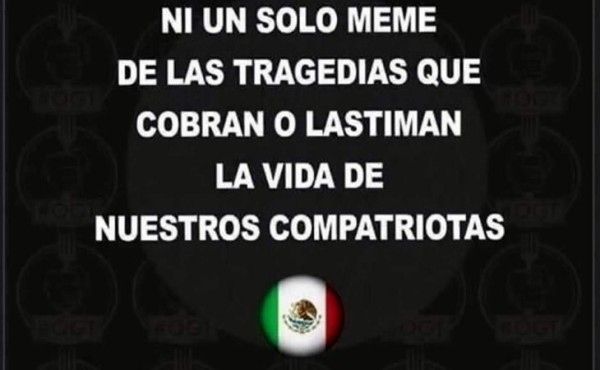 Mexicanos evitan memes; se vuelven solidarios