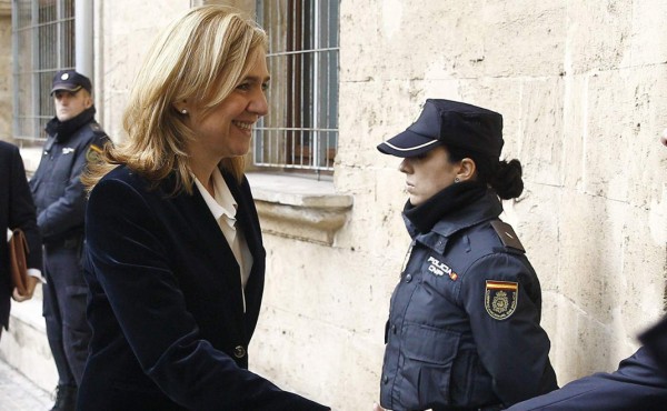Infanta Cristina irá a juicio tras ser rechazado su recurso de apelación
