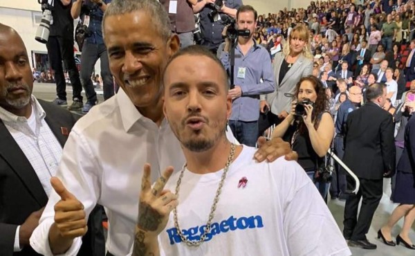 J Balvin y Obama hacen campaña contra Trump