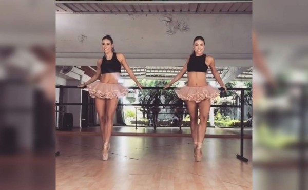 Gemelas causan sensación bailando el 'Dura Challenge' al estilo ballet