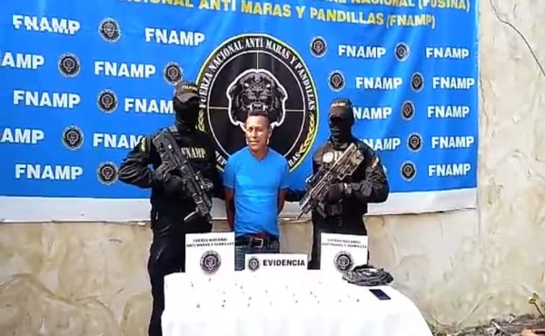Arrestan a supuesto marero señalado de traficar drogas en Comayagua