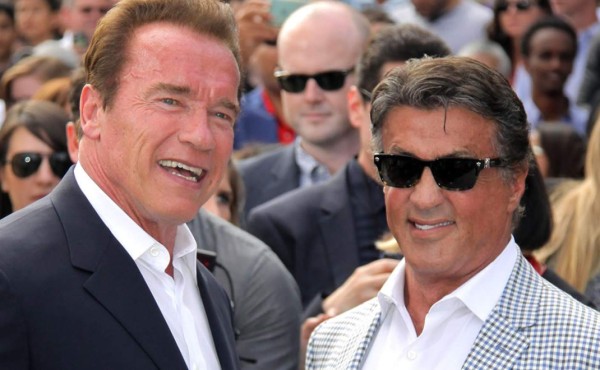 Arnold Schwarzenegger y Sylvester Stallone celebran cumpleaños bailando  
