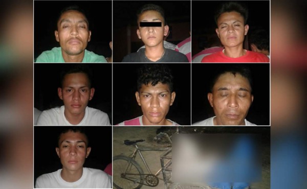 Caen siete jóvenes con un cadáver encostalado en San Pedro Sula, según la Policía