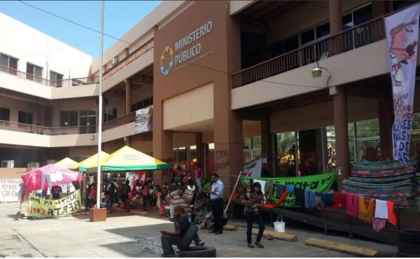 Tres días lleva tomado el Ministerio Público en Tegucigalpa