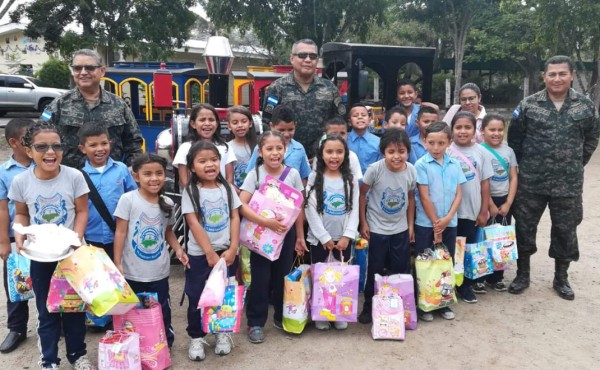 Fusina festeja a escolares el Día del Niño en Tegucigalpa  