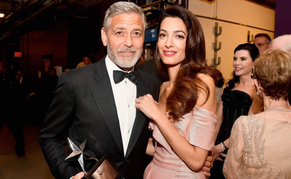 Amal hace llorar a George Clooney