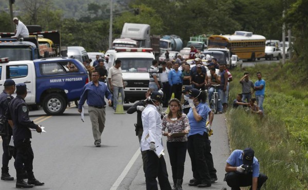 Matan a persona en la carretera hacia Olancho