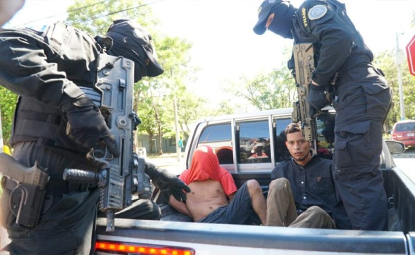 Arrestan en Choloma a dos presuntos integrantes de la MS