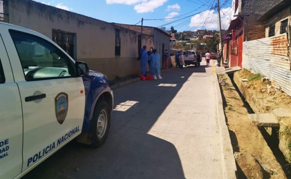 Policía 'cerca' colonia de Tegucigalpa por posibles contagios de coronavirus