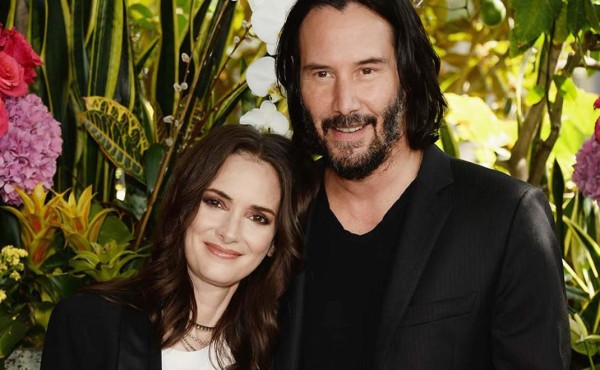 Winona Ryder y Keanu Reeves tienen 25 años de casados