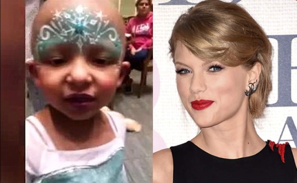 Taylor Swift cumple sueño a niña con tumor