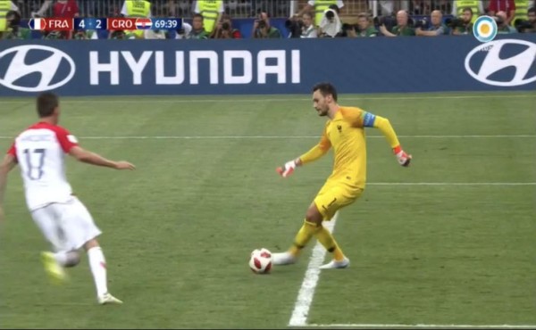 El blooper de Hugo Lloris y que Mandzukic aprovechó para anotar