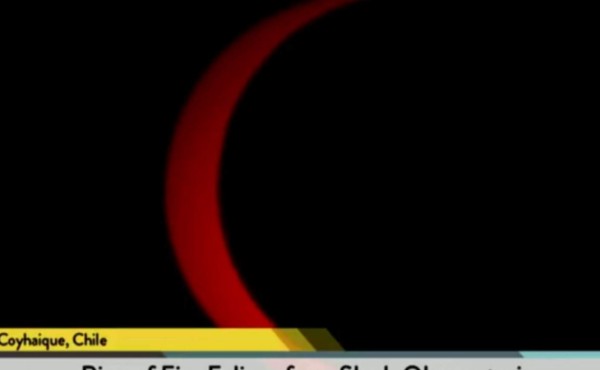 Así fue el paso del eclipse solar anular en Sudamérica