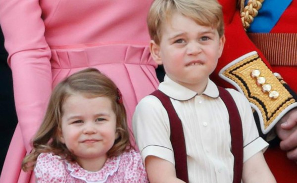 George y Charlotte serán pajes en la boda de su tío