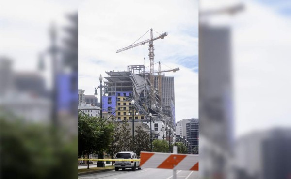 Un hotel se derrumba en Nueva Orleans dejando un muerto y tres desaparecidos  