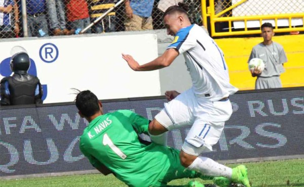 Selección de Honduras empató 1-1 ante Costa Rica