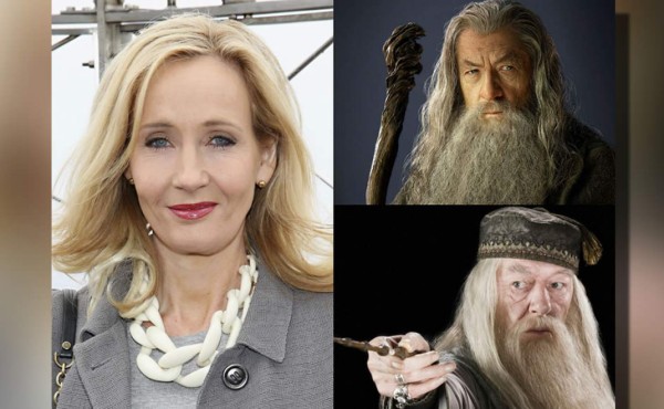 J.K. Rowling defiende una boda entre Dumbledore y Gandalf