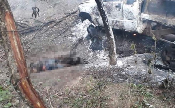 Matan a nueve hombres en un vehículo en una aldea de Yoro