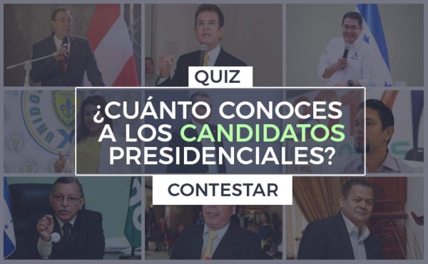 ¿Cuanto conoces a los candidatos presidenciales? Prueba tus conocimientos en este quiz