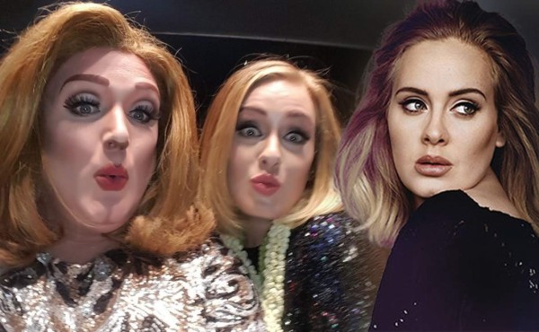 Adele sube al escenario a uno de sus imitadores