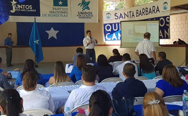 Juan Orlando inicia su campaña electoral en Santa Bárbara