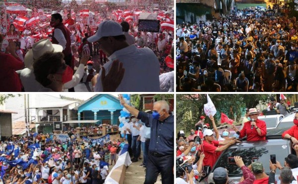 Políticos hondureños se arriesgan con sus seguidores a contraer covid-19