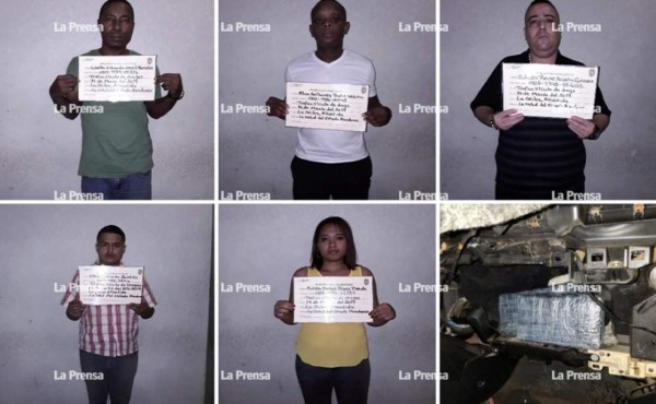Prisión para 5 capturados con 4 kilos de cocaína en Colón