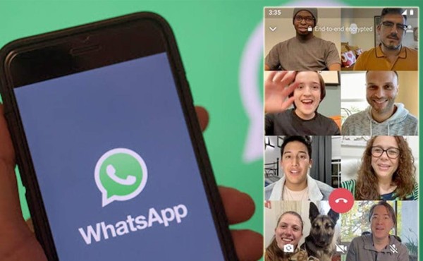 WhatsApp se actualiza y ya tiene videollamadas para 8 personas