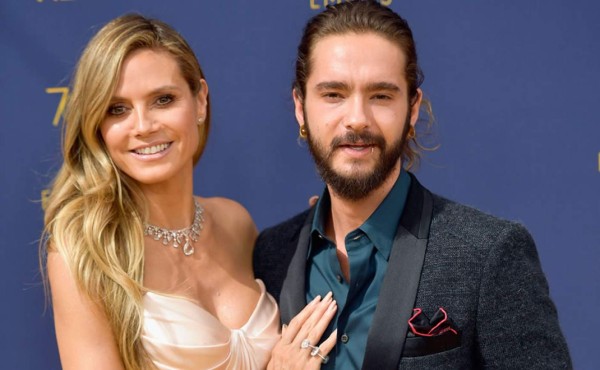 Heidi Klum, radiante junto a su novio Tom Kaulitz en los premios Emmy 2018