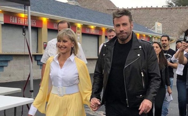 John Travolta y Olivia Newton-John recrean 'Vaselina' 41 años después