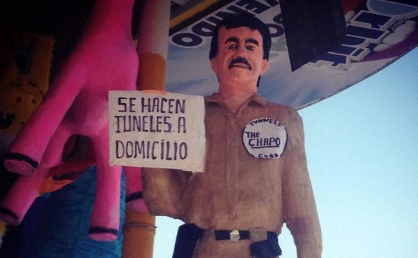 Hallan a 'El Chapo'... en forma de piñata