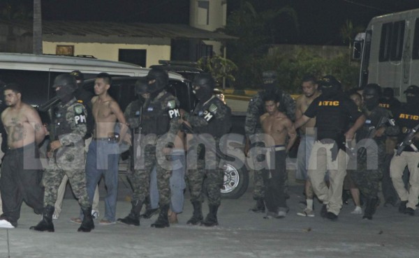 Auto de formal procesamiento contra 13 presuntos pandilleros en San Pedro Sula
