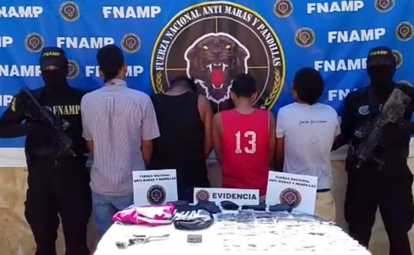 En operativo antimaras capturan a cinco sospechosos de la MS-13