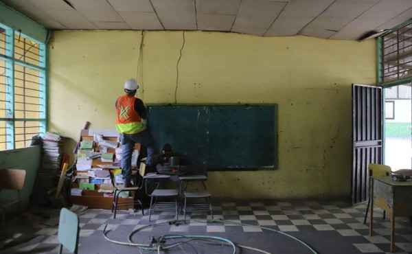 Exigen reparación total de escuela de San Pedro Sula
