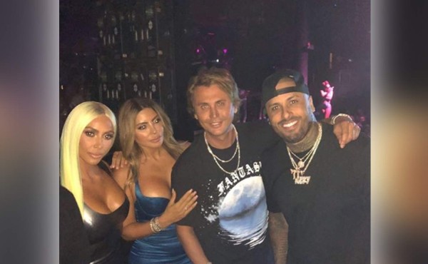 Nicky Jam presume haber ido de fiesta con Kim Kardashian