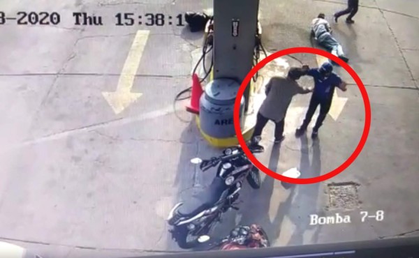 Capturan a sospechoso de participar en asalto a gasolinera de Tegucigalpa
