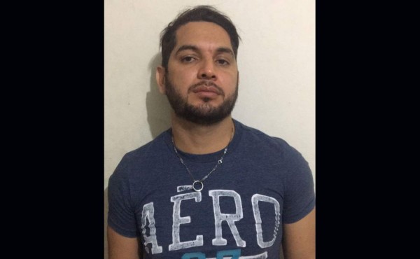 Nahún Daniel Cerrato Ramírez fue detenido por agentes de la Policía.
