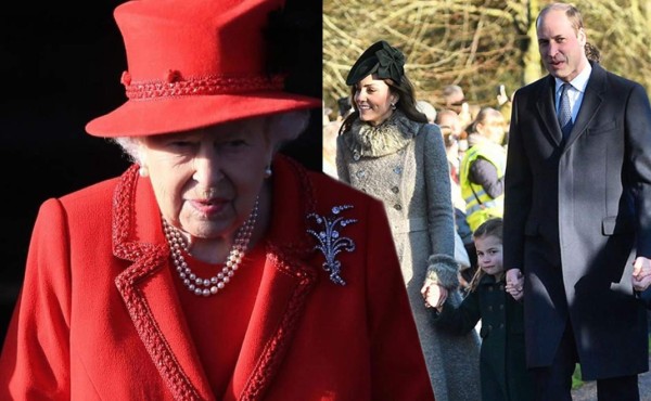 Reina Isabel II asiste a la misa de Navidad con Andrés y sin Felipe