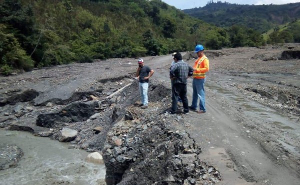 Lluvias dejan incomunicadas aldeas y caserios de Ocotepeque