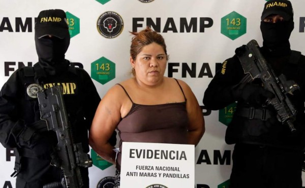 Capturan a 'La Tremenda', supuesta cabecilla de la 18 en Tegucigalpa