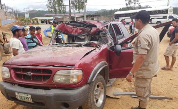 Honduras registra cinco accidentes viales en distintas zonas