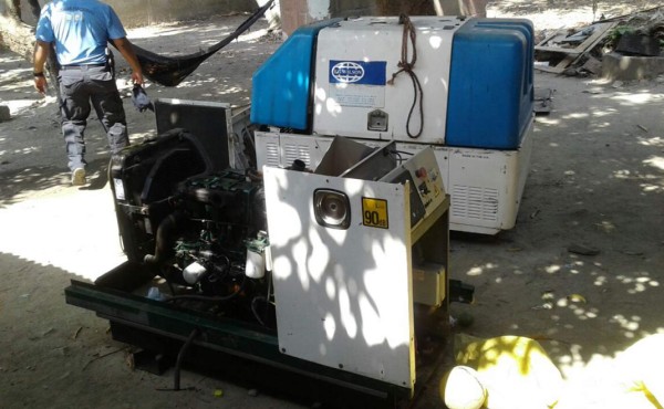 Recuperan motores de 14 mil dólares que fueron robados en San Pedro Sula
