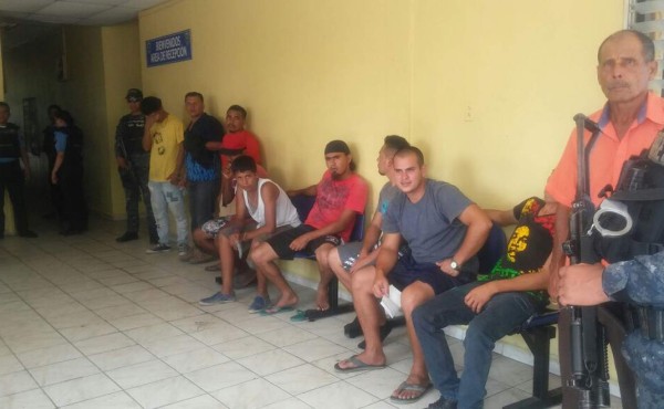 Capturan a doce supuestos pandilleros en La Lima
