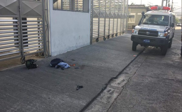 Supuesto asaltante resulta herido tras enfrentarse contra policías en Tegucigalpa