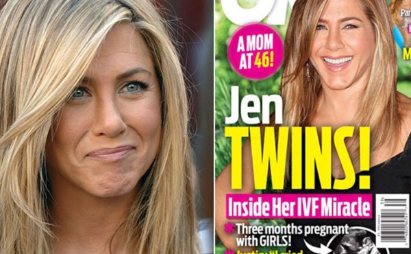 Jennifer Aniston, ¿espera gemelas?