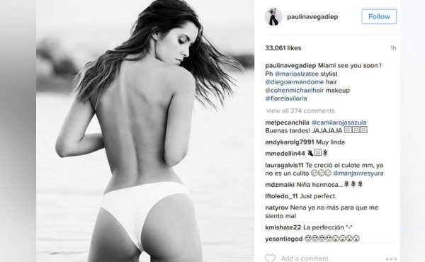 Paulina Vega y su video sensual en Instagram