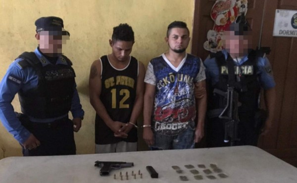 Capturan a dos supuestos pandilleros de la MS-13 en El Progreso  