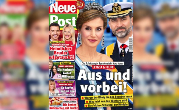 Revista alemana habla de 'inminente” divorcio entre Letizia y el rey Felipe VI