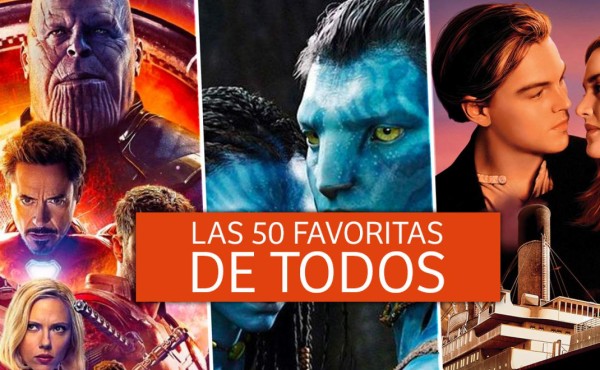 Las 50 películas más taquilleras en la historia de la pantalla grande